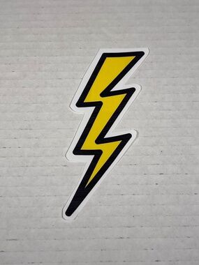Lightning Bolt Vinyl Cut Sticker